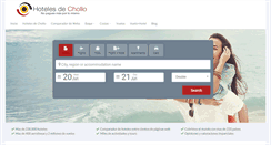 Desktop Screenshot of hotelesdechollo.com